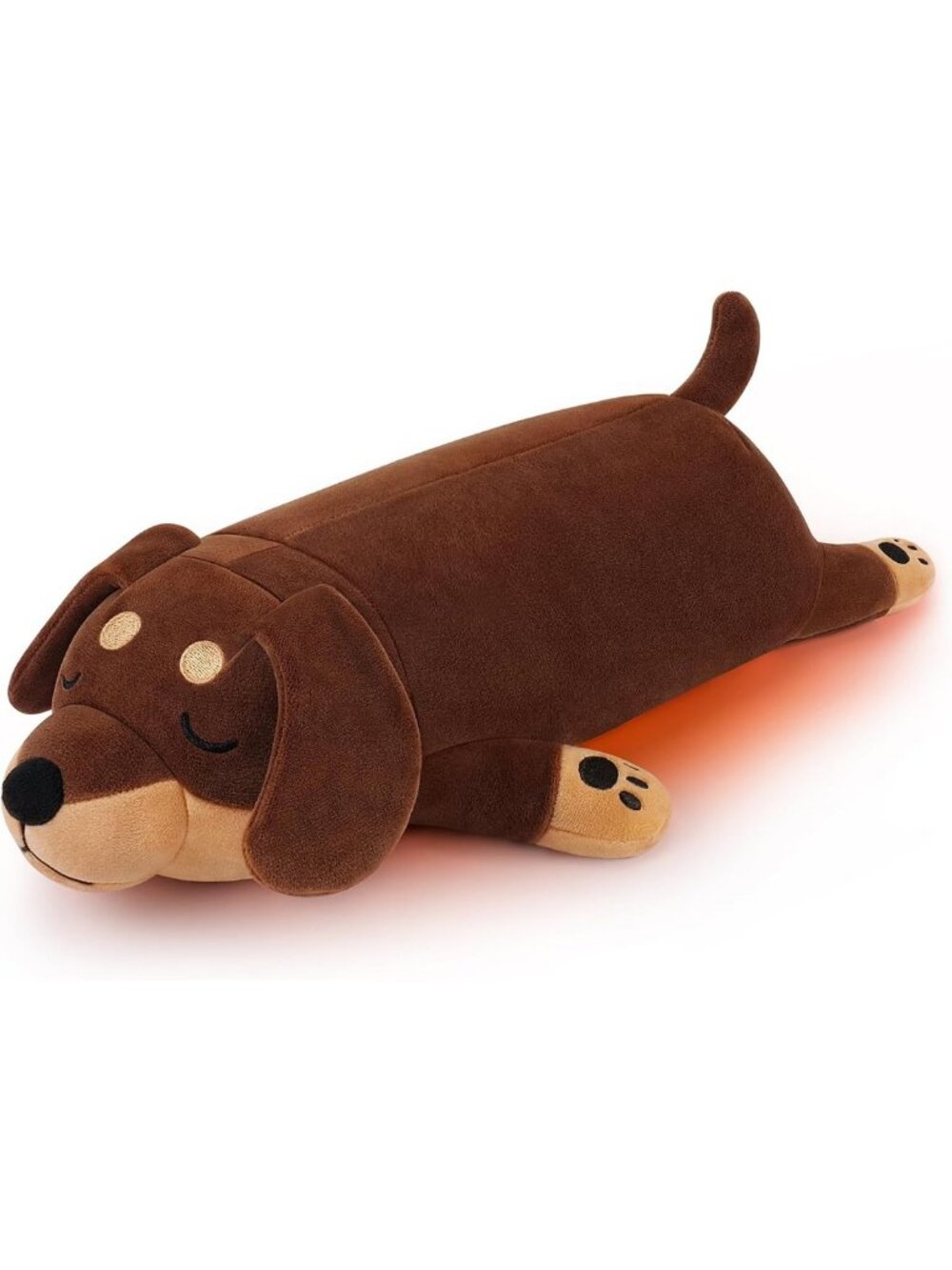 Microwavable Weighted Heating Pad for Cramps & Pain Relief - Cuddly Dog Plush